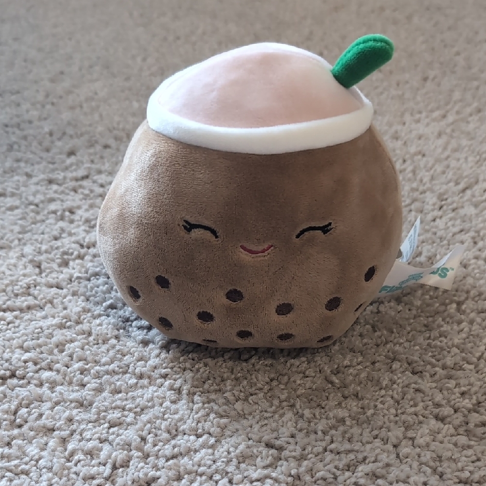 Plush Brown Boba Tea H